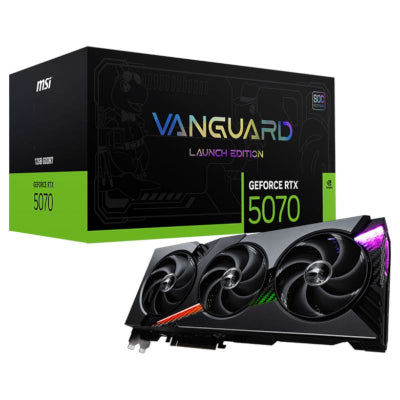 12GB MSI GeForce RTX 5070 Vanguard SOC Launch Edition retail