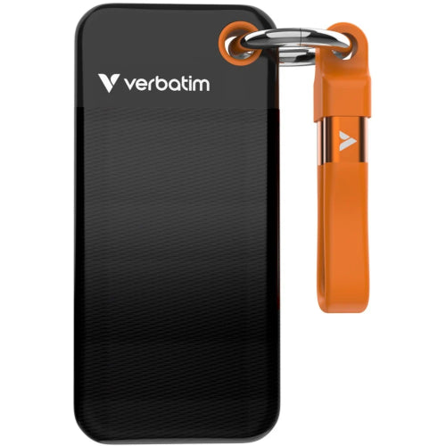 Verbatim SSD 1TB Pocket USB 3.2 Typ-C schwarz-orange