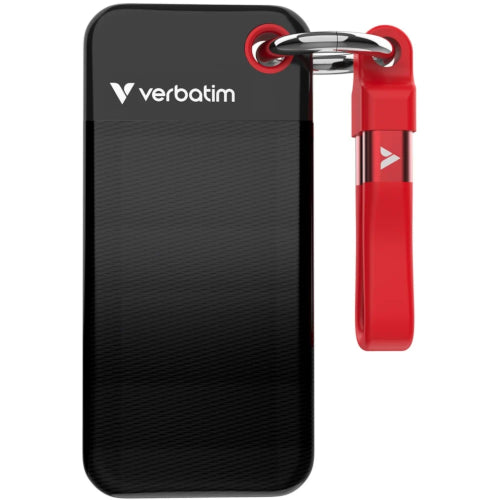 SSD 2TB Verbatim Pocket SSD USB 3.2 black/red retail