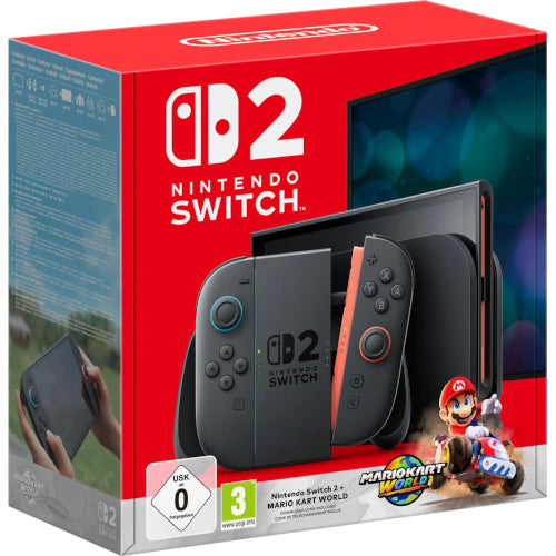 NINTENDO Switch 2 + Mario Kart World, gray/gray