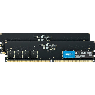 DDR5 32GB PC 5600 CL46 KIT (2x16GB) Crucial interno venta al por menor