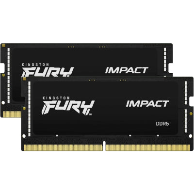 KINGSTON 64GB 5600MT/s DDR5 CL40 SODIMM Kit da 2 FURY Impact PnP