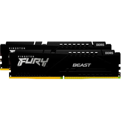 KINGSTON 32GB 6000MT/s DDR5 CL30 DIMM Kit de 2 FURY Beast Negro EXPO