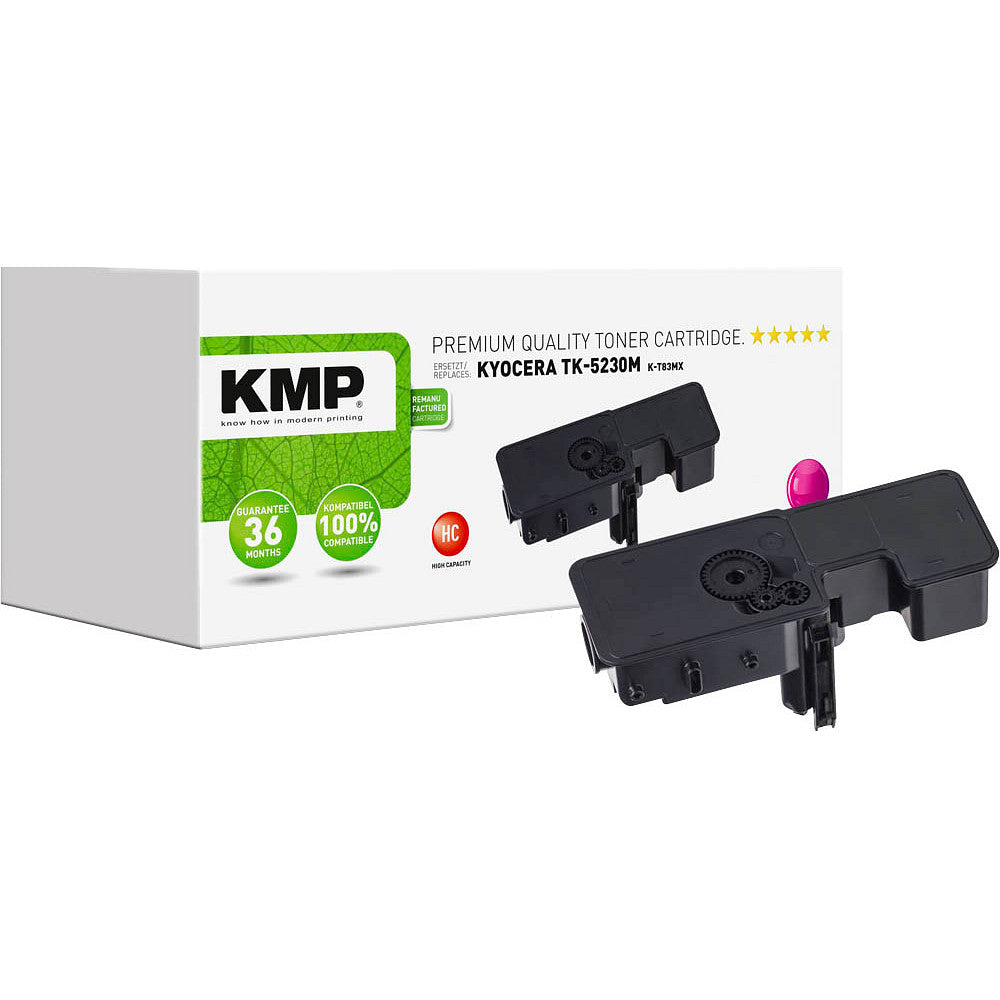 KMP Toner Kyocera TK-5230M/TK5230M macenta 2200 Sayfa K-T83MX yeniden üretilmiş