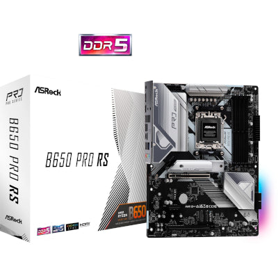 ASRock B650  Pro RS              AM5 ATX  HDMI/DP       DDR5 retail
