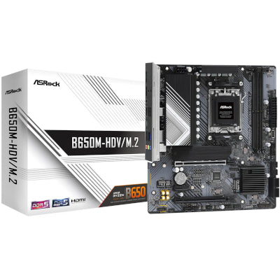 ASRock B650M HDV/M.2 AM5 mATX HDMI/DP DDR5