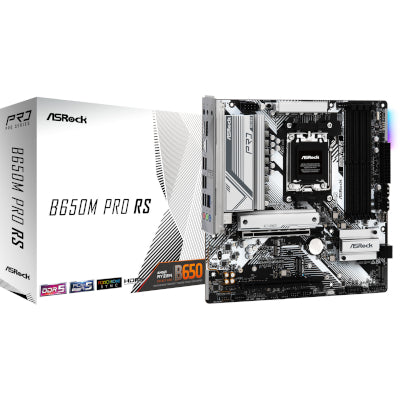 ASRock B650M Pro RS AM5 mATX HDMI/DP DDR5 confezione
