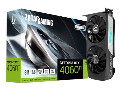 ZOTAC GAMING GeForce RTX 4060Ti TwinEdge 8GB GDDR6X Grafikkarte 3xDP/HDMI