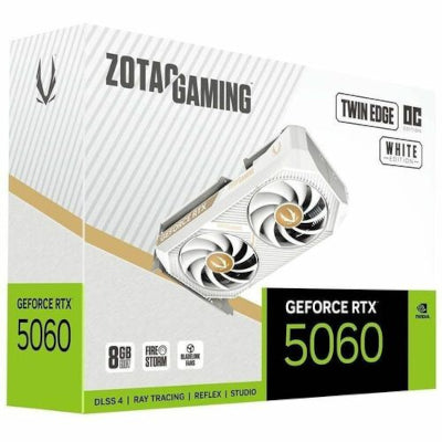 ZOTAC GAMING GEFORCE RTX 5060 Twin Edge OC White 8GB GDDR7 3xDP 1xHDMI