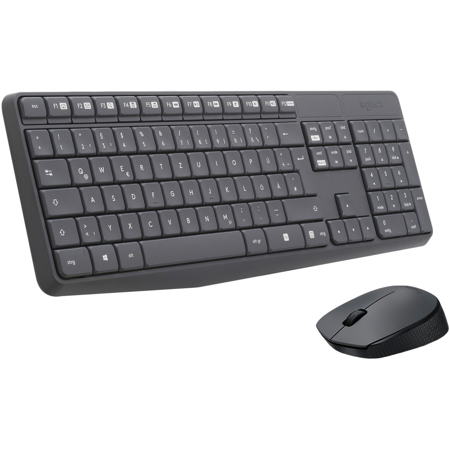 Logitech Desktop MK235 Wireless [DE] gris foncé