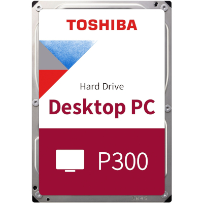 Toshiba 8.9cm (3.5")  4TB SATA3 Desktop P300 Red    5400 intern