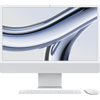 Apple iMac 24" CTO M3 Silber 8-C CPU (24GB,512GB,TID.Num.)