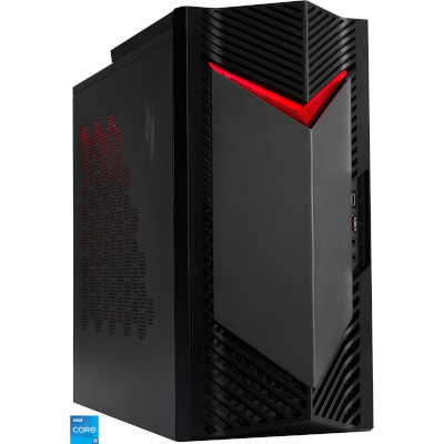 Acer Nitro 50 N50-656 (DG.E3UEG.001), Gaming-PC (schwarz/rot, Windows 11 Home 64-Bit)