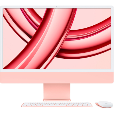 Apple iMac w. Retina 4 5K 24inch 256GB SSD - Pink