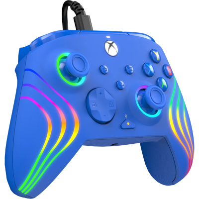 PDP Afterglow Wave Wired, Gamepad (blau, für Xbox & PC)