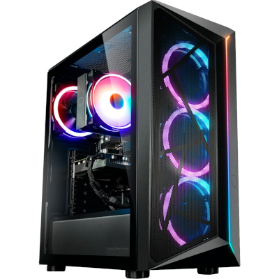 Cooler Master CM510, Gaming-PC (schwarz/transparent, Windows 11 Home 64-Bit)